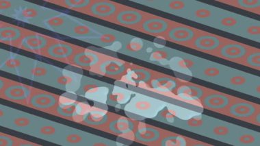 Dijital doku yüzey tasarım biçimi ile modern video animasyonu için gelişmiş hareket grafikleri