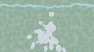 Soyut hareket desenli fütüristik video üretimi için dinamik dijital arkaplan