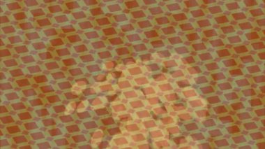 Soyut hareket desenli fütüristik video üretimi için dinamik dijital arkaplan