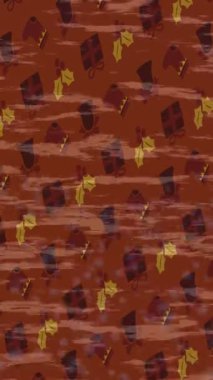 Lüks hareket projeleri için soyut tasarım stili animasyonu olan üst düzey dijital doku