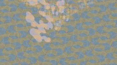 Benzersiz dijital animasyon tarzı grafikleri olan yaratıcı ortam tasarımı için yenilikçi hareket dokusu