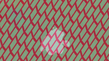 Benzersiz dijital animasyon tarzı grafikleri olan yaratıcı ortam tasarımı için yenilikçi hareket dokusu