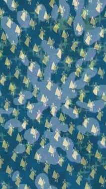 Soyut hareket desenli fütüristik video üretimi için dinamik dijital arkaplan