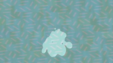 Modern medya üretimi için fütüristik dijital soyut doku sinematik tarz hareketli grafik ögesi