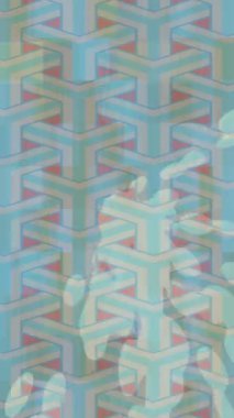 Organik desenli yüzey giriş stili video film sanatı ile soyut arkaplan tasarımı