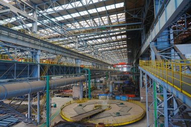 Büyük ölçekli çelik fabrikası yuvarlama atölyesi