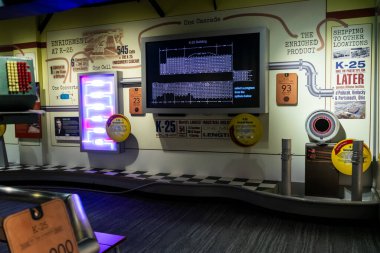 ABD 'nin Tennessee eyaletinin Oak Ridge kentindeki K-25 Tarih Merkezi müzesinde bilim sergisi