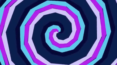 Büyüleyici soyut geometrik desen canlı mor, mavi ve gök mavisi renkli üçgenler dizisi ile dinamik ve görsel olarak çekici bir arka plan oluşturur..