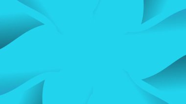 Canlı bir Cyan mavisi arka plan, dinamik, akışkan şekilleri modern bir gradyan tasarımla, enerjik ve akışkan bir görsel deneyim yaratıyor..