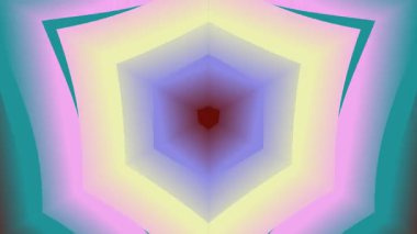 Büyüleyici soyut bir arka plan döngüsü. Canlı neon lambalardan oluşan bir tünel, çeşitli yaratıcı projeler için mükemmel hipnotik ve dinamik bir görsel deneyim yaratır..