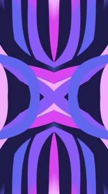 Mor ve pembe tonlarda parlak neon ışık dalgaları içeren büyüleyici soyut bir video, pürüzsüz, hipnotik bir döngü içinde akıyor ve iç içe geçiyor..