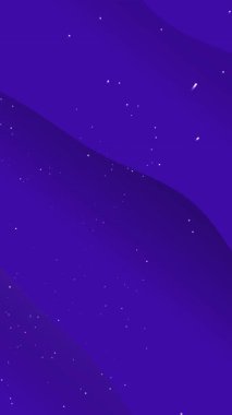 Pırıl pırıl parlayan parçacıklar ve dalgalar gibi dalgalı desenlerle süslenmiş zengin mor bir renge sahip büyüleyici bir soyut arka plan..