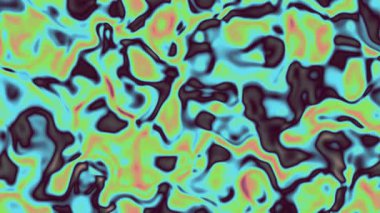 Etkileyici bir soyut sıvı hareket arka plan döngüsü canlı, dalgalı renkler ve organik, şekil değiştiren, yaratıcı projeler için mükemmel dinamik ve hipnotik bir görsel deneyim yaratan.