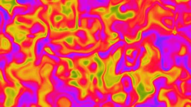 Etkileyici bir soyut sıvı hareket arka plan döngüsü canlı, dalgalı renkler ve organik, şekil değiştiren, yaratıcı projeler için mükemmel dinamik ve hipnotik bir görsel deneyim yaratan.