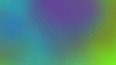 Canlı renklerin pürüzsüz bir gradyanı, mavi, mor ve yeşil arasında pürüzsüz geçiş gösteren büyüleyici bir soyut zemin döngüsü.