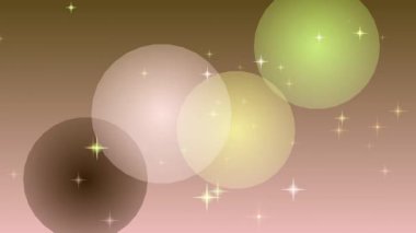 Büyüleyici soyut bir arka plan, parlak küreler ve parıldayan yıldızlarla, çeşitli yaratıcı projeler için mükemmel büyülü ve ruhani bir atmosfer yaratıyor..