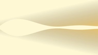 Işık sarısından altına doğru pürüzsüz bir değişim gösteren, ince, akıcı dalga kalıplarıyla vurgulanan, görsel olarak çekici soyut bir arka plan..