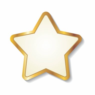 Parlak altın etiketli çerçeveli dekoratif şekilli, beyaz arka planda izole edilmiş. Kopya alanı olan boş şablon, logolar, ürün ambalajları, çıkartmalar, ödüller, sertifikalar, davetiyeler, lüks markalaştırma ve premium tasarım projeleri için mükemmel.