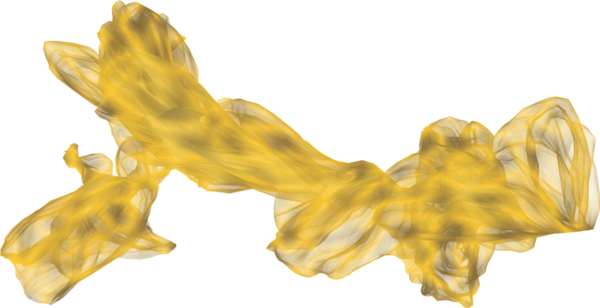 Akan kumaş (ipek dalga), şeffaf arkaplanda soyut sarı akışkan duman dalgası ağı ağı. png