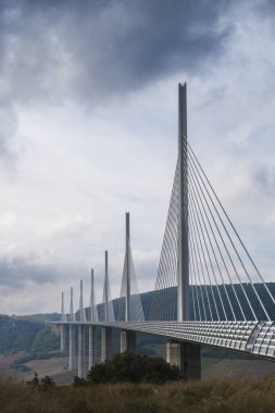 Millau, Fransa, 2024-09-21. Aveyron 'daki Millau viyadük. Fotoğraf: Jean-Marc Vigneeres.