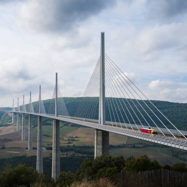 Millau, Fransa, 2024-09-21. Aveyron 'daki Millau viyadük. Fotoğraf: Jean-Marc Vigneeres.