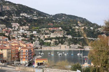 Monako şehri manzarası, tarihi binalar