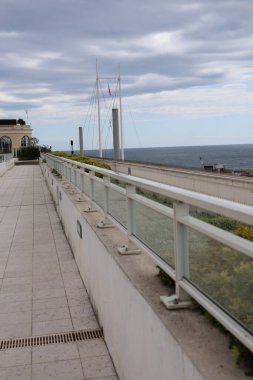 Monako 'da sokak arası, Fransız Rivierası.