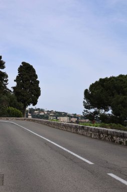 Monako 'da sokak arası, Fransız Rivierası.