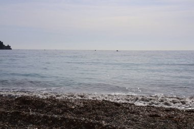 Fransa, Avrupa 'daki Eze kentinden Akdeniz manzarası