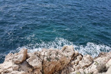 Mediterranean Sea view from Eze city located in France, Europe
