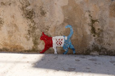 Hırvatistan 'da sokak sanatı bulundu