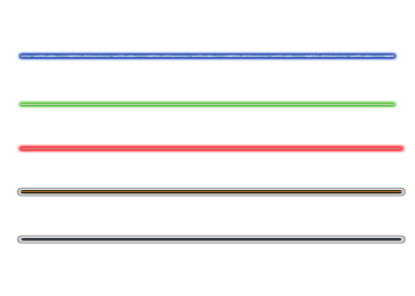 Siyah arkaplan üzerinde renkli çizgiler, çizgiler ve çizgiler olan yatay pankart.