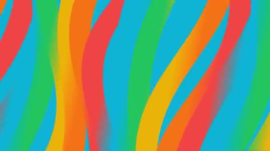 Canlı Soyut Renkli Çizgiler Arkaplanı