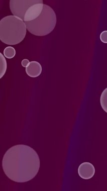 Pembe Çemberli Mor Arkaplan.