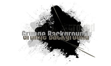 siyah gri mürekkep fırçası boya damla sıçrama paneli grunge grafik soyut arkaplan