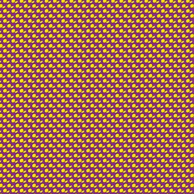 Sarı limonların kusursuz vektör deseni ve koyu mor arka planda taze dilimler. Yüksek kontrastlı narenciye çizimi kumaş izleri, moda tekstil ürünleri ve modern hediye paketi için mükemmeldir..