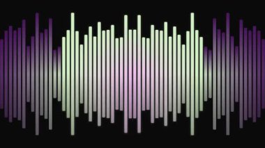 Ses dalgası grafik tasarım elementi müzik üretiminde ses dalgası görselleştirmesini ve ritmik desenleri etkili bir şekilde ileten ses mühendisliği uygulamalarını temsil eder.