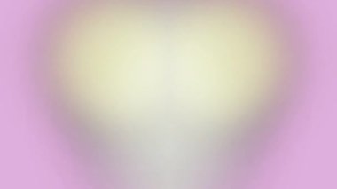 Yumuşak pastel pembe ve sarı gradyan. Bulanık soyut şekiller sakinleştirici ve huzurlu bir görsel etki yaratıyor.