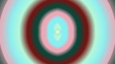 Soyut dairesel hareket grafiklerinin renkli katmanlı ve hareketli grafiklerdeki dinamik merkezi elementlerle canlandırılmış video görüntüleri
