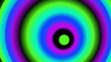 Çoklu ortam projeleri için hızlı hareket grafikleri sansasyonel eş merkezli halkalar sarmal animasyon video görüntüsü hareket grafikleri