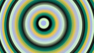 Renkli gradyan halkaların canlandırılmış video görüntüleri ekran ekranında büyüleyici bir girdap etkisi yaratıyor