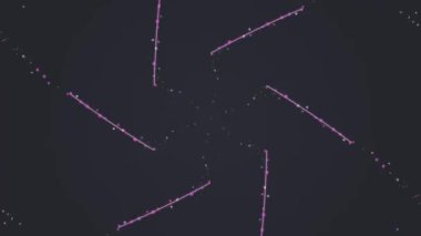 Elektrik kıvılcımlarını, yapay zekayı ve dinamik hareketli grafik efektli siber punk elementlerini gösteren animasyon video görüntüleri görüntülendi