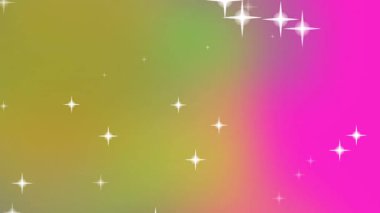 parlak yıldız animasyon video görüntüleri canlı renkli arkaplan hareketi grafikleri ve parlayan yıldızlar etkisi