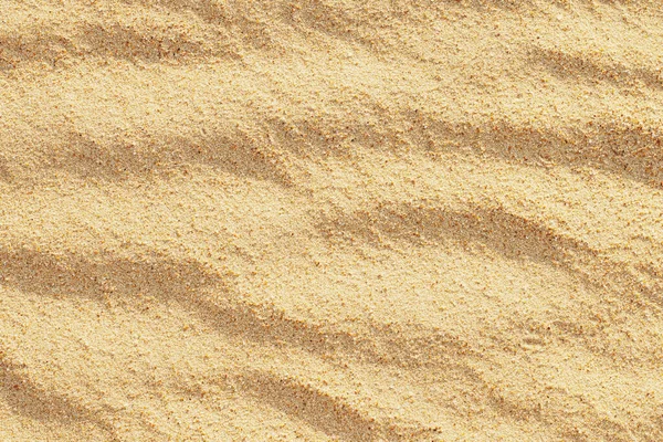 Texture Sabbia Bianca Chiara Beige Primo Piano Vista Dall Alto — Foto Stock