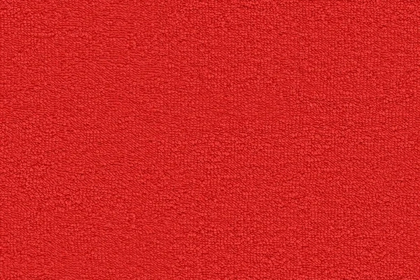 Bezešvé Vzorodu Terry Červené Tkaniny Textury Zblízka — Stock fotografie