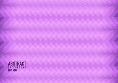 Mor bir arka planda çokgen soyut. Açık mor vektör üçgen şeklinde parlıyor. Zarif, parlak bir illüstrasyon. İş tasarımınız için üçgen desen.
