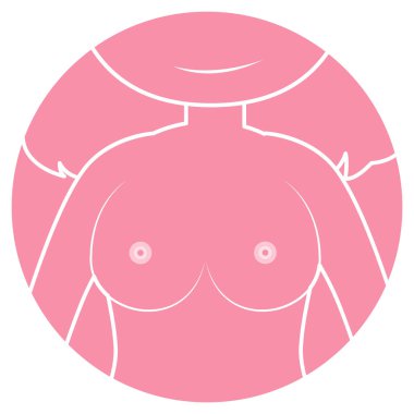 Meme Kanseri Farkındalığı Ay logosu çizimi