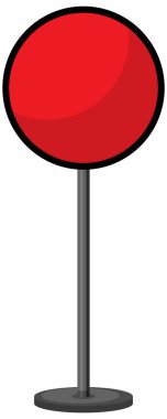 Beyaz arkaplan resimlerinde kırmızı trafik işareti