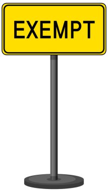 Beyaz arkaplan illüstrasyonunda izole edilmiş işareti çıkar