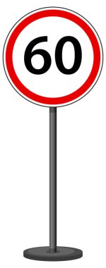 Beyaz arkaplan resimlerinde kırmızı trafik işareti